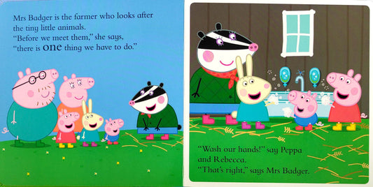 Peppa at the Petting Farm (Board Book)