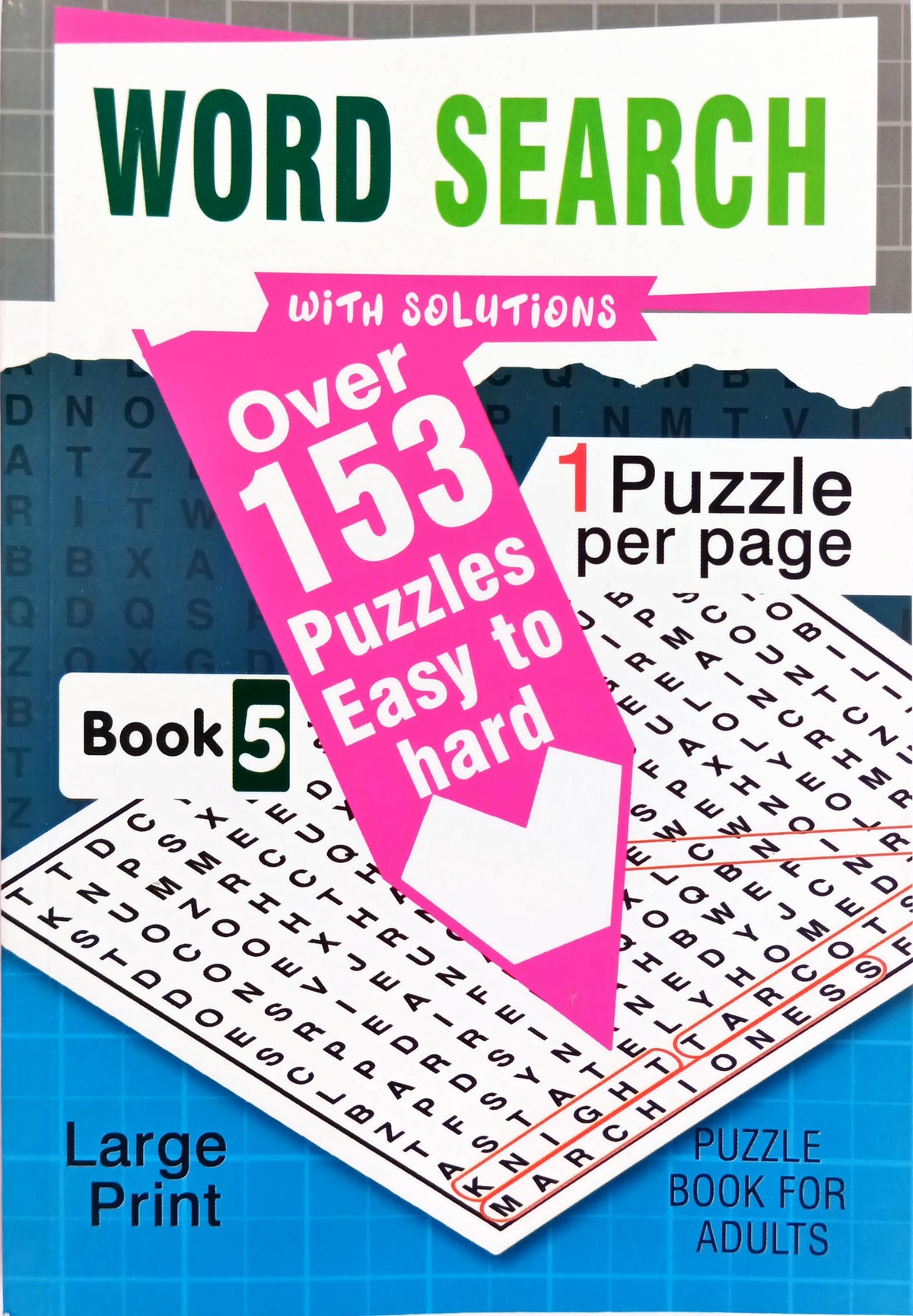 Word Search Book 5 (Over 150 Puzzles )