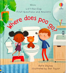 Usborne First Questions and Answers Where does Poo go? (Flap Book)