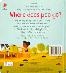 Usborne First Questions and Answers Where does Poo go? (Flap Book)