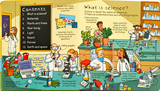 Usborne Look Inside Science (Flap Book)