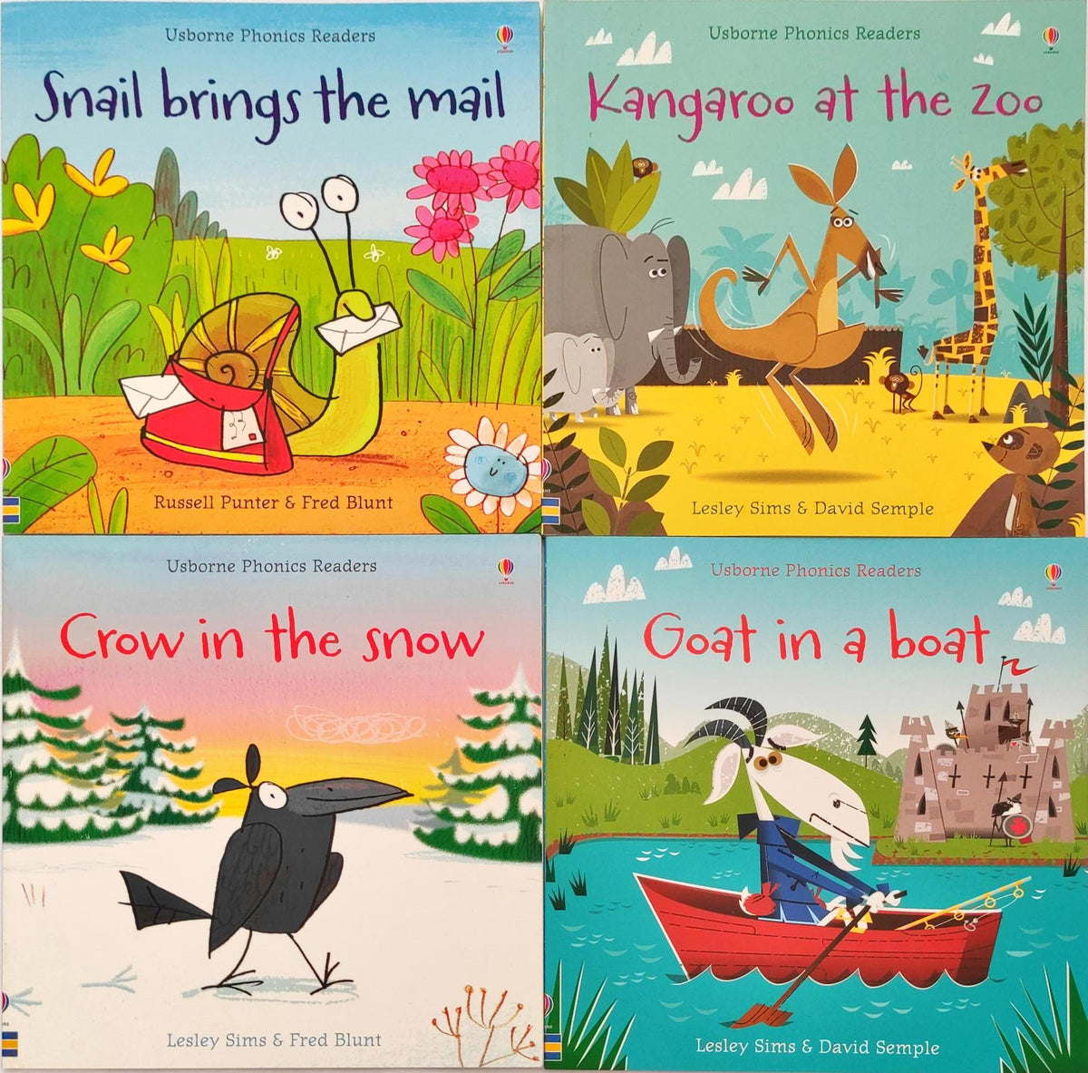 Usborne Phonics Reader Combo Set 23 (4 Books)