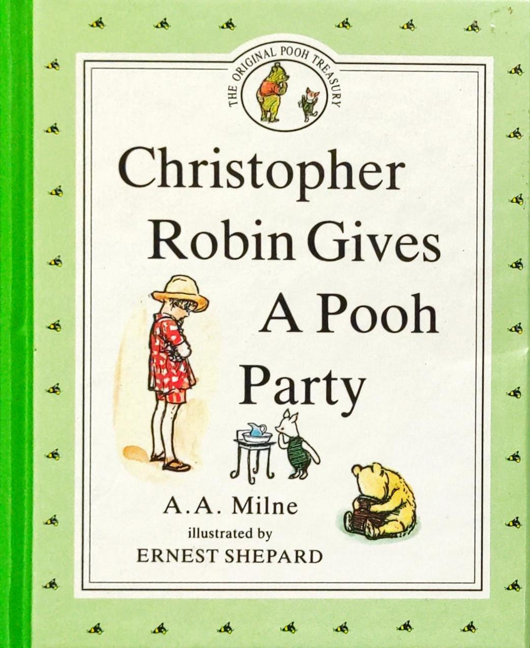 Christopher Robin gives a Pooh Party