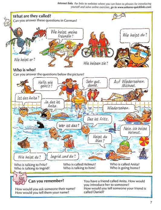 Usborne Internet Linked German foe Beginners
