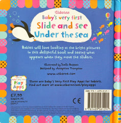 Usborne Baby Very First Slide and See Under the Sea (Push Pull)