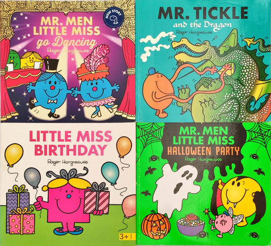 Mr Men & Little Miss Combo (4 Books)