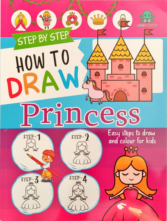 Step by Step How to Draw Princess
