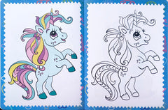 My First Unicorns Copy to Colour Book (Kids Fun!)