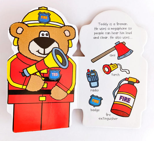 Fireman Teddy (Cut Book)