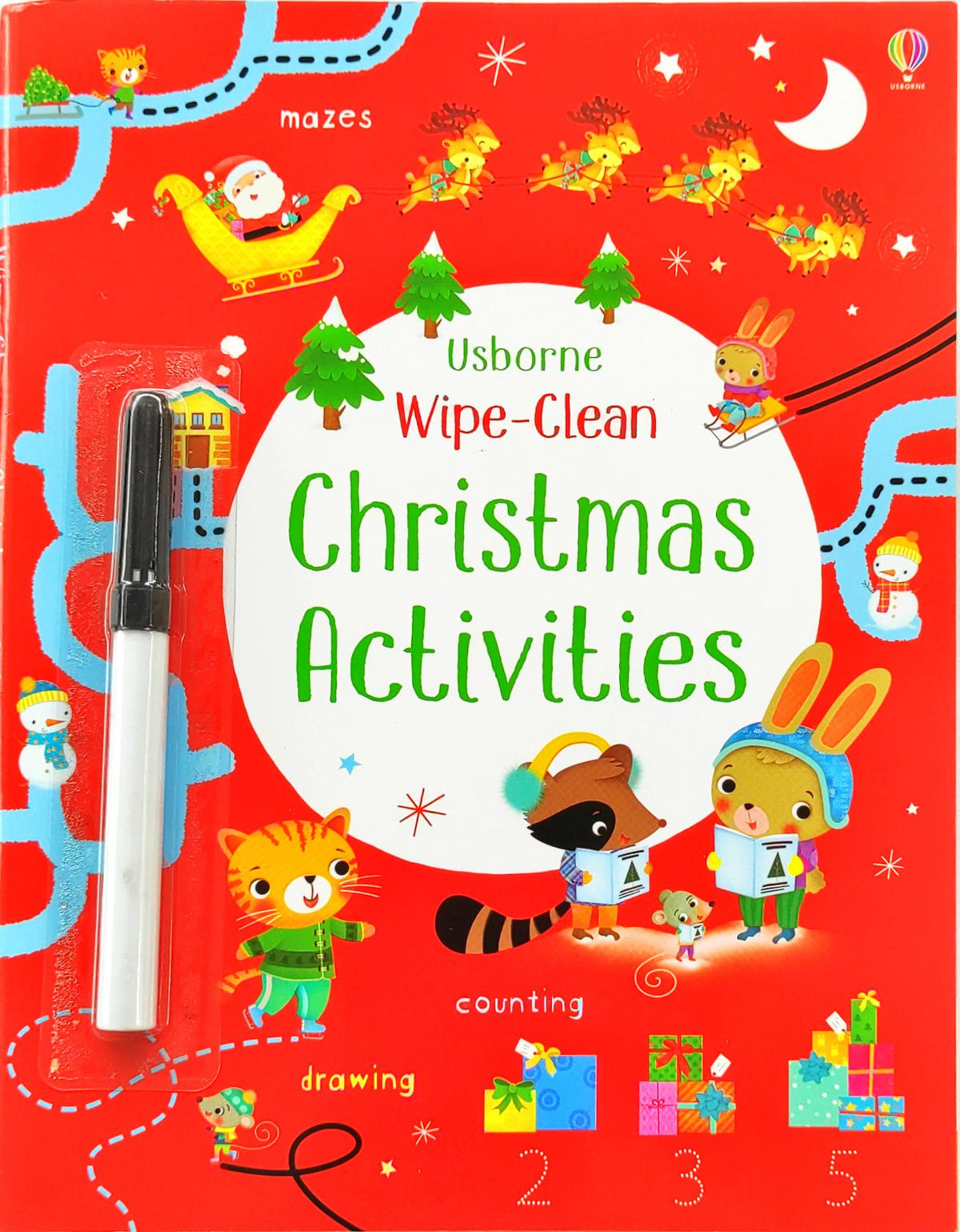 Usborne Wipe and Clean Christmas Activities