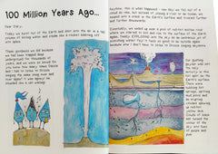 The Daring Droplets' Diary: 350 Million Years Ago to Today