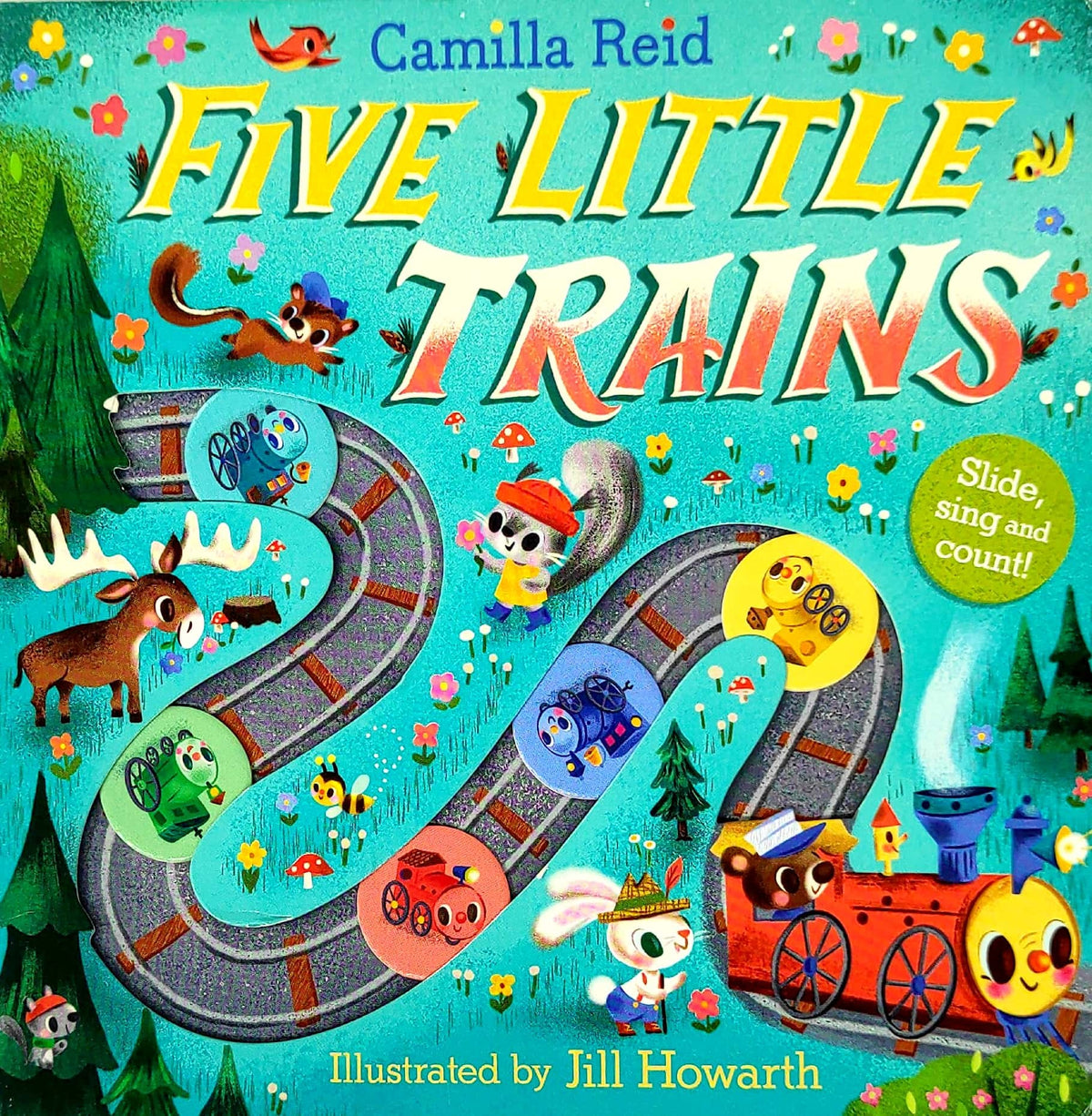 Five little Trains (Slide and Count Book)