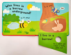 Who Lives Here? (Flap Book)