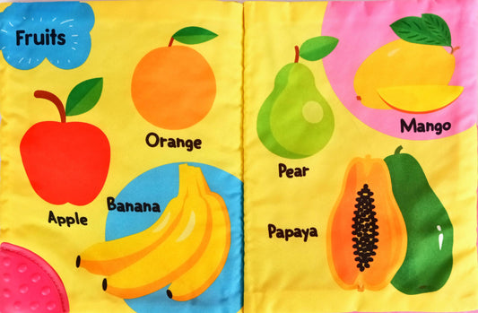 Fun With Fruits And Vegetables - Cloth Book