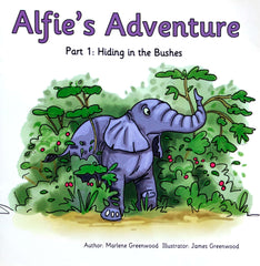 Alfie's Adventure Hiding in the Bushes
