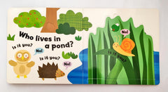 Who Lives Here? (Flap Book)