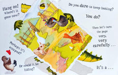 Open very carefully a book with bite!