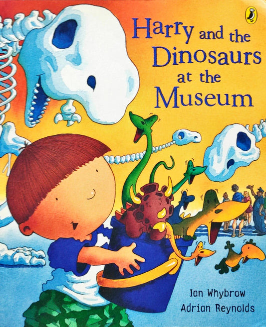 Harry and Dinosaurs at the Museum