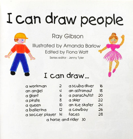 Usborne I Can Draw People