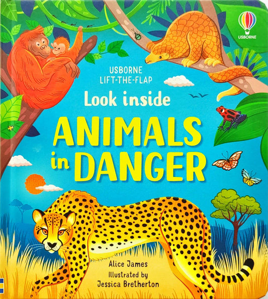 Usborne Look Inside Animals in Danger (Flap Book)