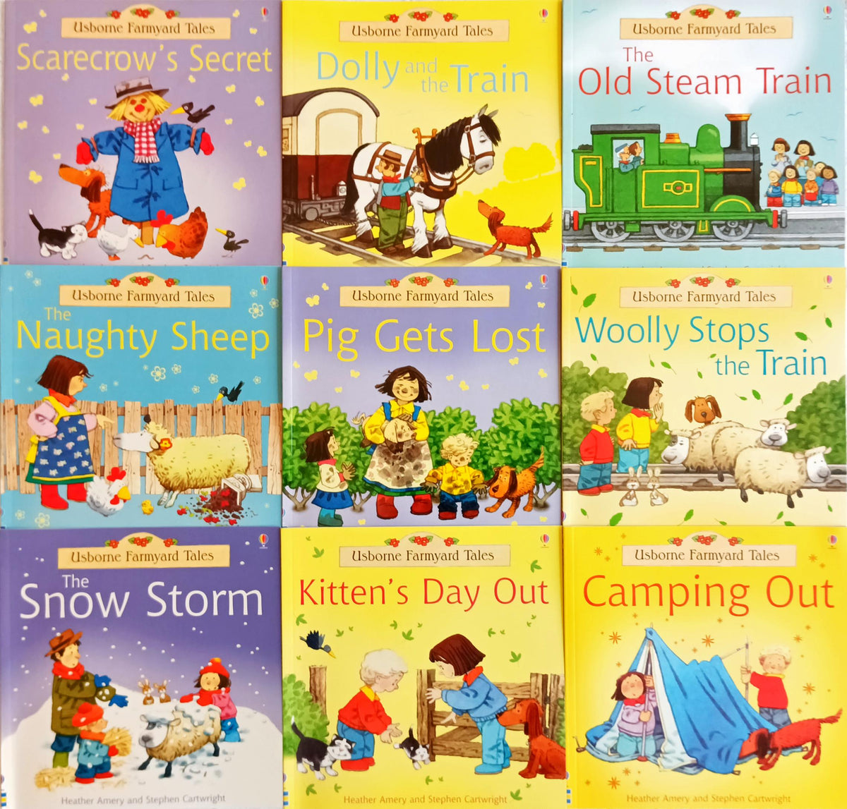 Usborne Farmyard Tales Combo Set 5 (9 Books)