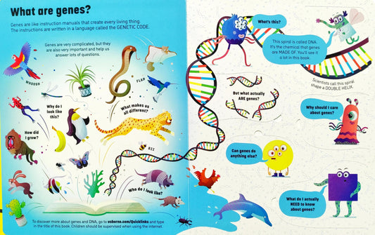 Usborne See Inside Genes and DNA (Lift the Flap)