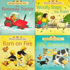 Usborne Farmyard Tales Combo Set 8 (4 Books)