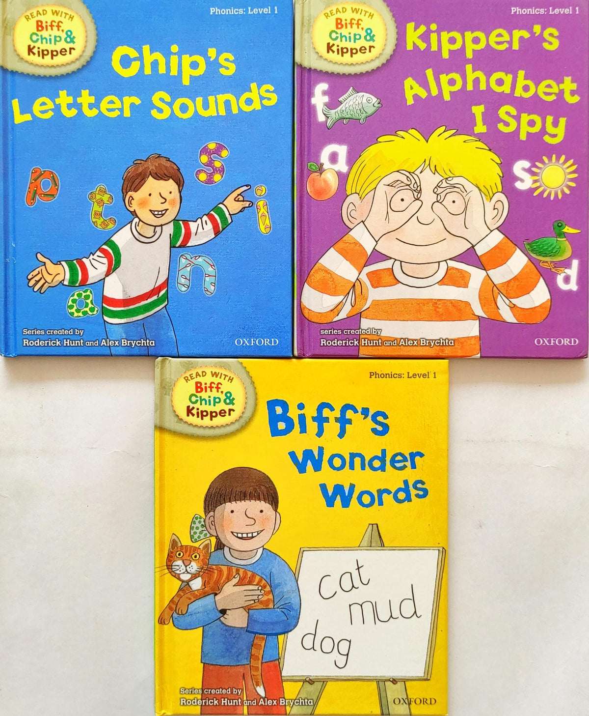 Biff Chip and Kipper  Set 4 : Level 1 (3 Books)