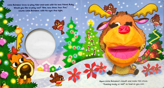 Play Hide and Seek With Little Reindeer ( Puppet )