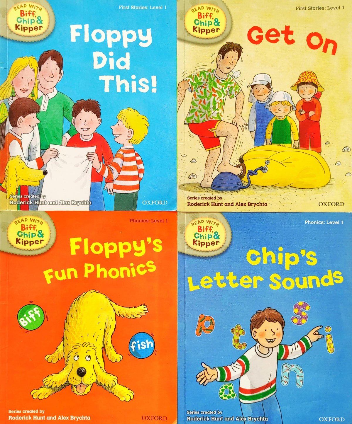Biff Chip and Kipper  Set 3 : Level 1 (4 Books)