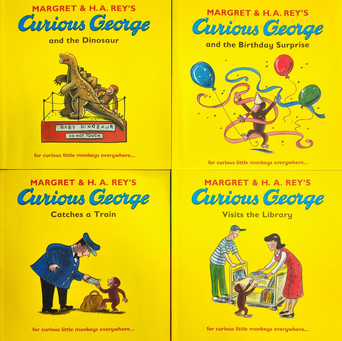 Curious George Combo Set (4 Books)