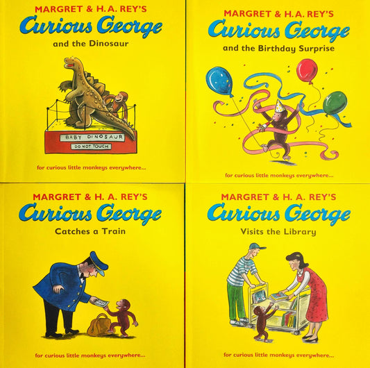 Curious George Combo Set (4 Books)