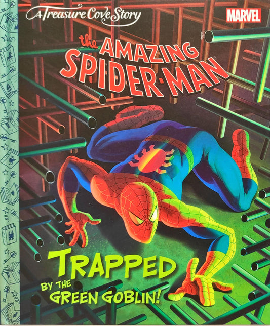 The Amazing Spiderman Trapped by a Green Goblin!(A Treasure cove Story)