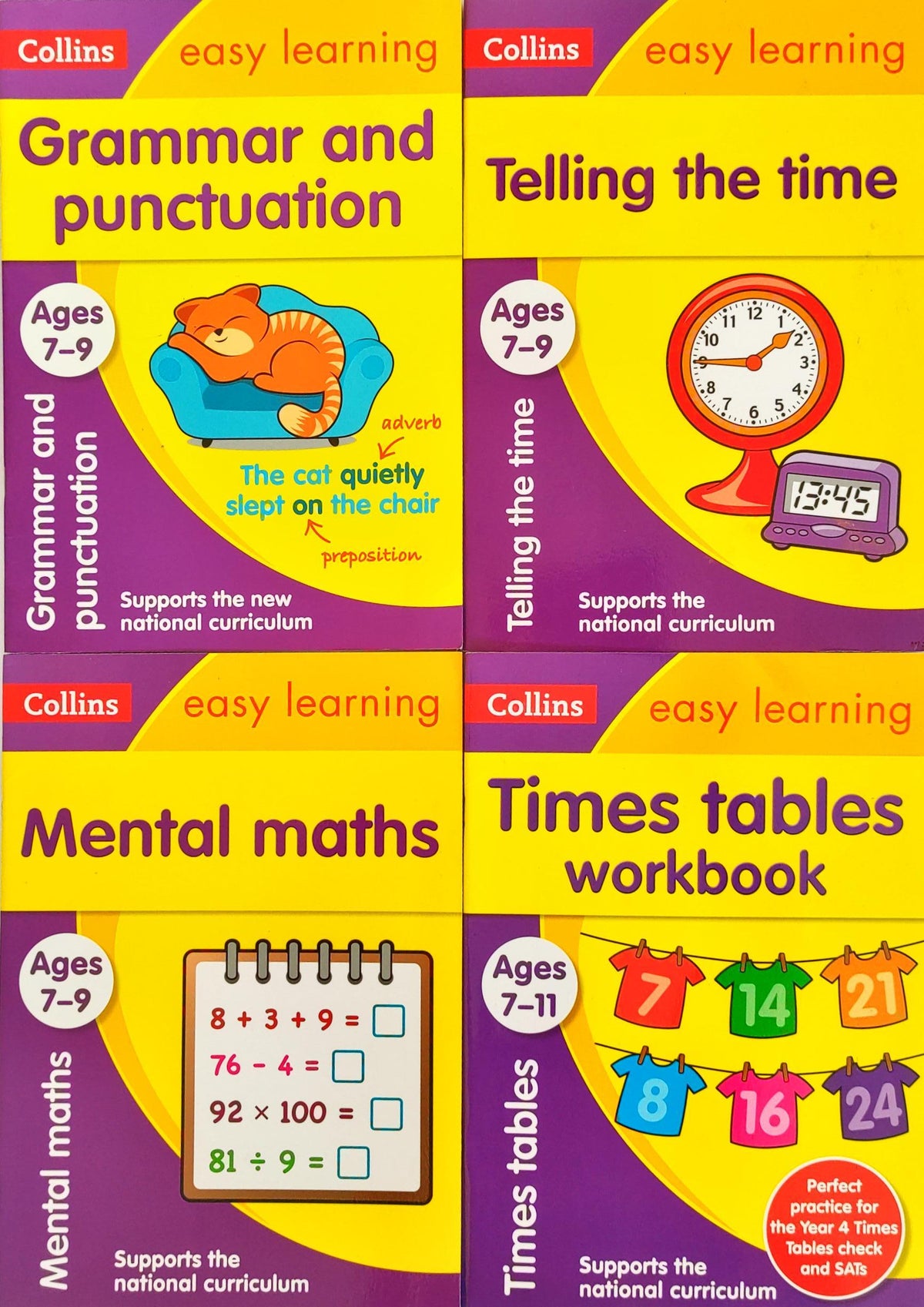 Collins Easy Learning combo Set 2 (4 Books)