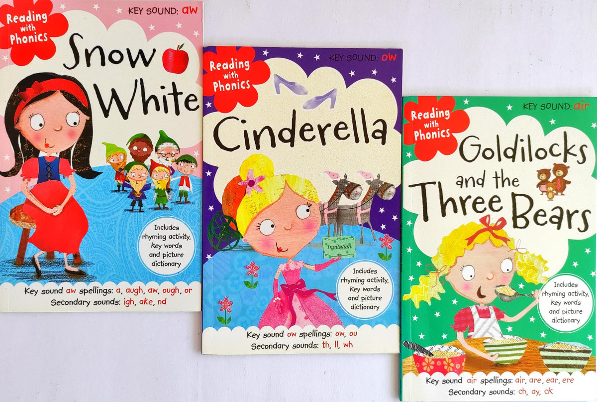 Reading with Phonics Combo 6 (3 Books)