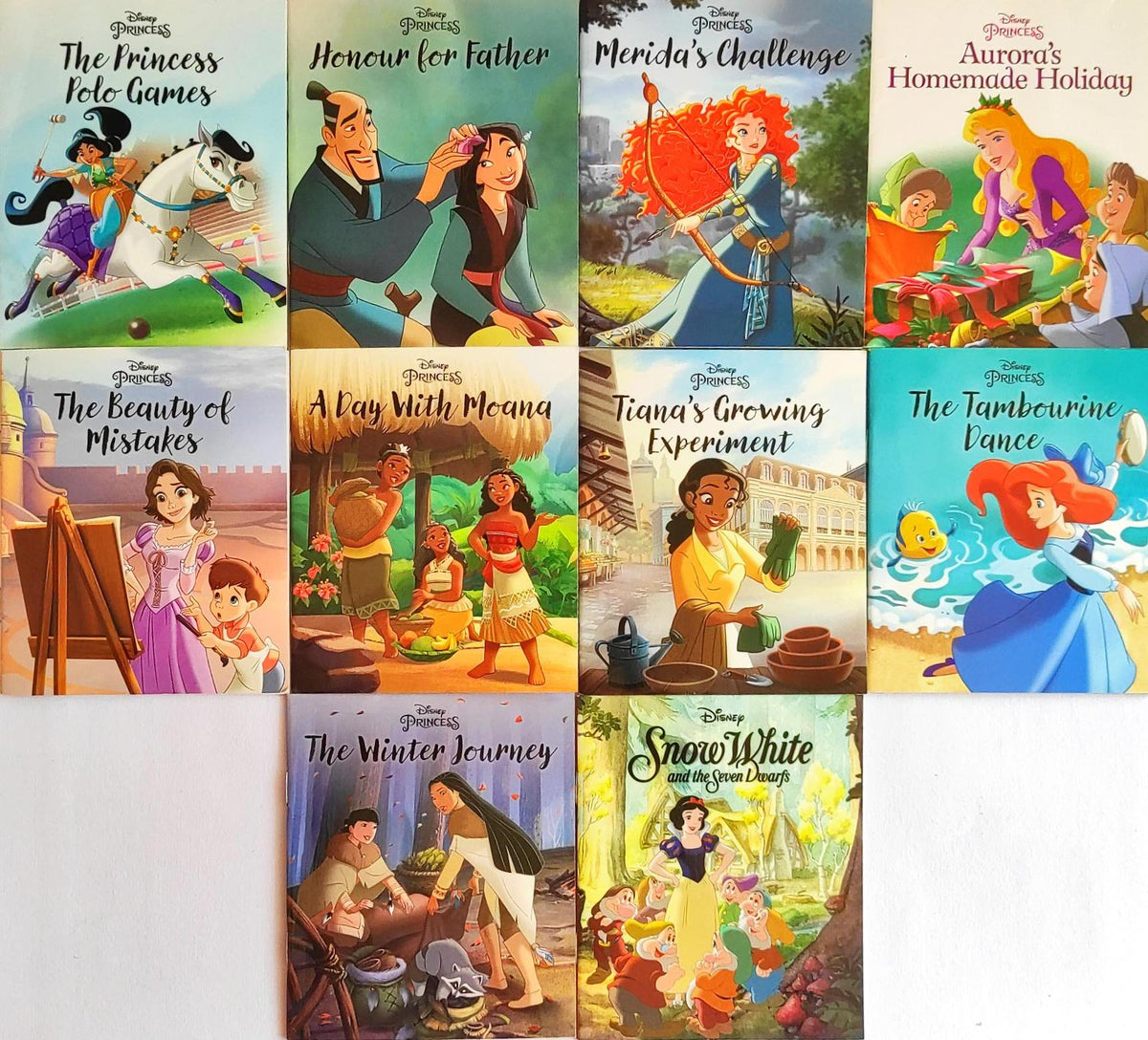 Disney Princess SmallBook Combo Set 2 (10 Books)