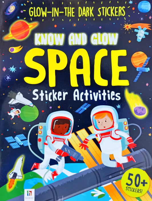 Know and Glow Space Sticker Activities