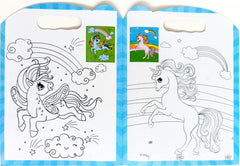 Unicorn Copy to Colour Book