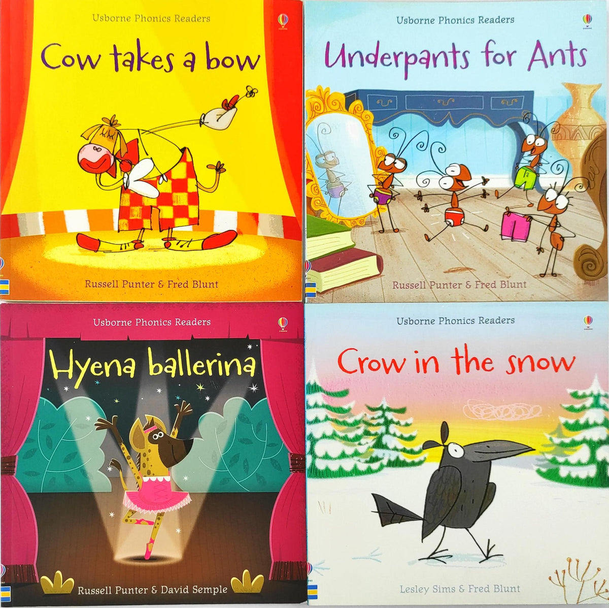 Usborne Phonics Reader Combo Set 34 (4 Books)