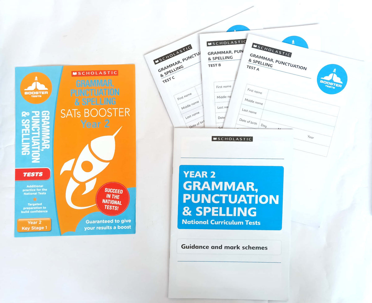 Grammar Punctuation and Spelling SATs Booster Tests (Year 2)