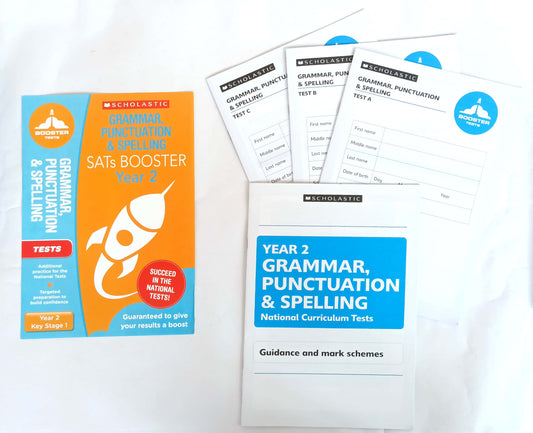 Grammar Punctuation and Spelling SATs Booster Tests (Year 2)