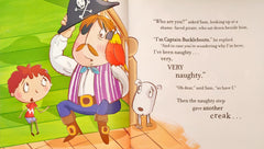 Captain Buckleboots on the Naughty Step