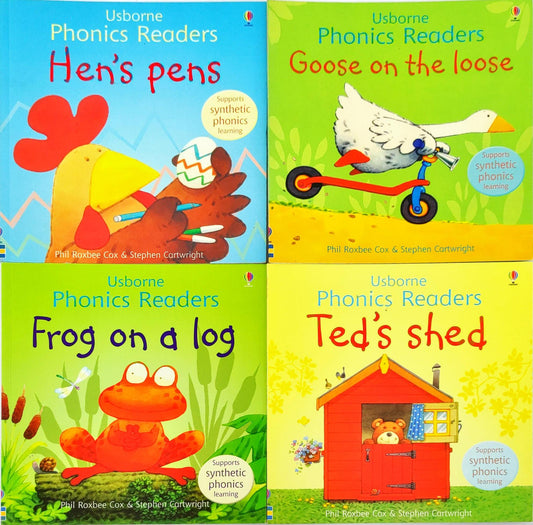 Usborne Phonics Reader Combo Set 37 (4 Books)