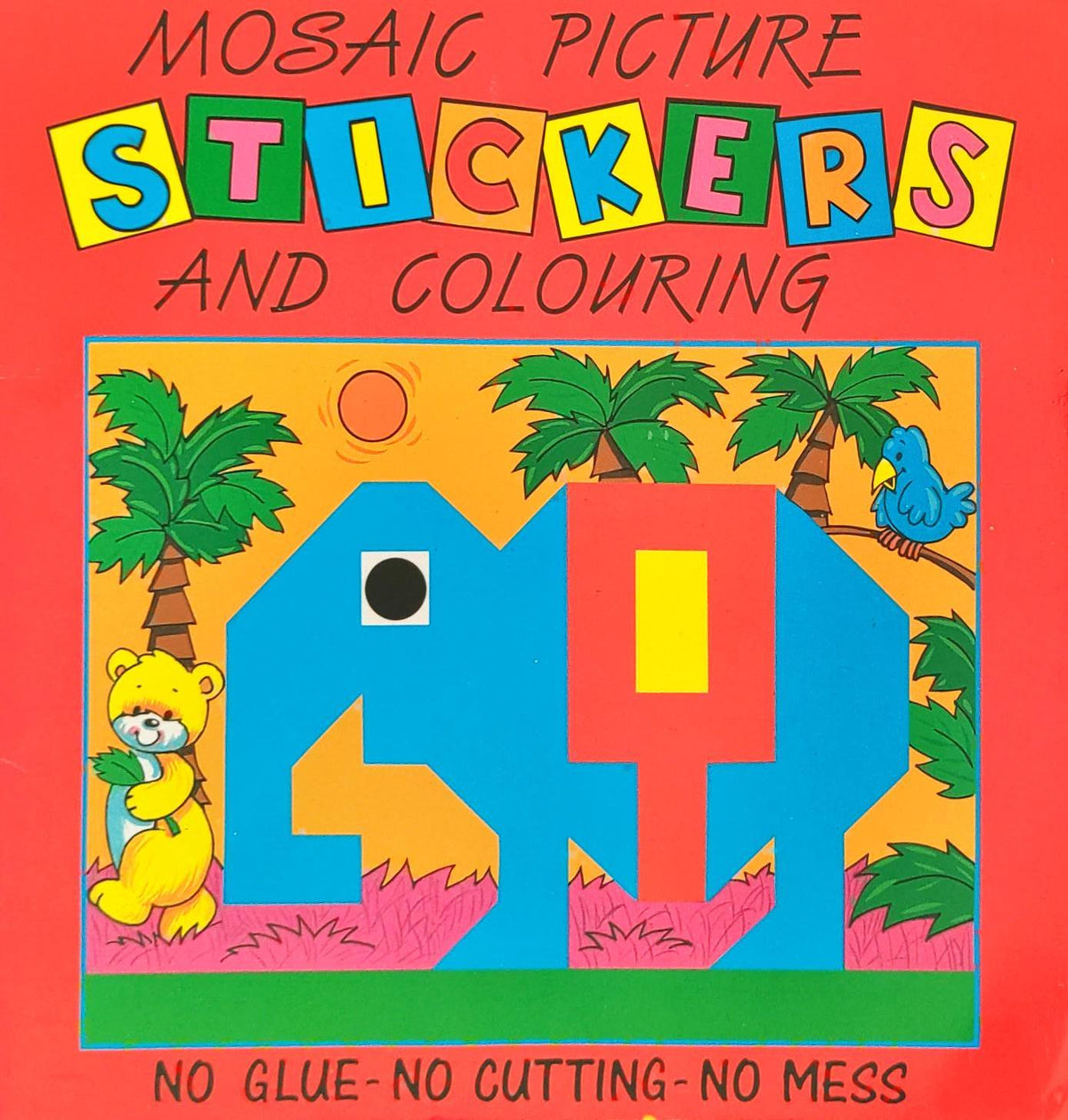 Mosaic Picture Stickers and Colouring