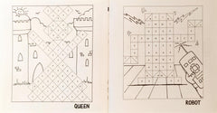Mosaic Picture Stickers and Colouring