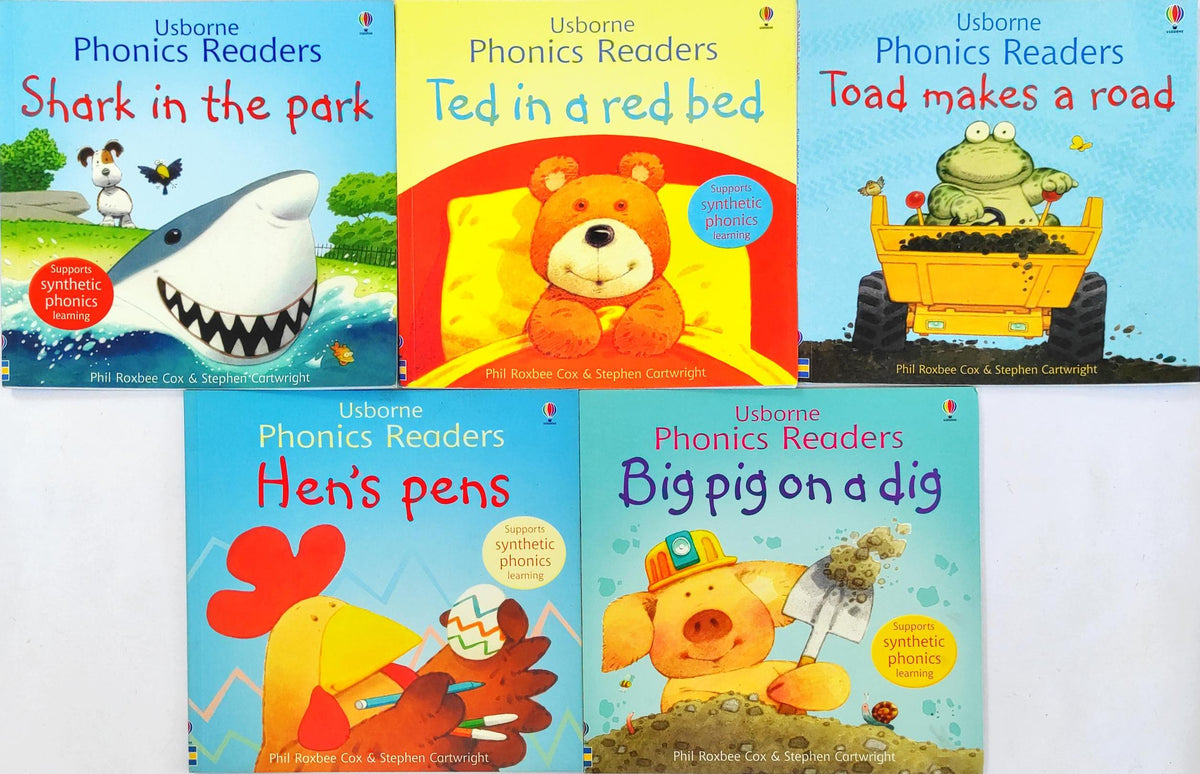 Usborne Phonics Reader Combo Set 39 (5 Books)