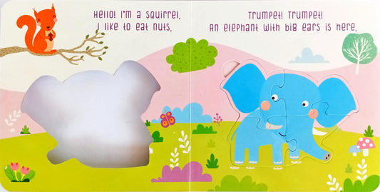 Jungle Animals Puzzle Board Book