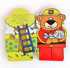 Fireman Teddy (Cut Book)