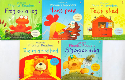 Usborne Phonics Reader Combo Set 40 (5 Books)