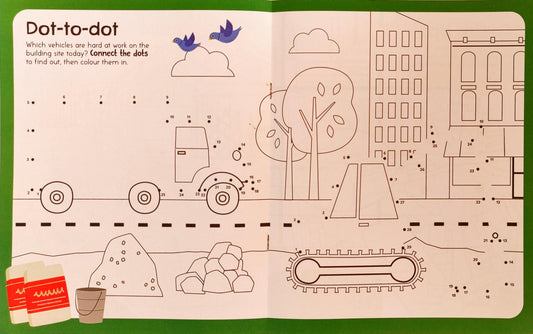 Busy Builders (Colouring Book)